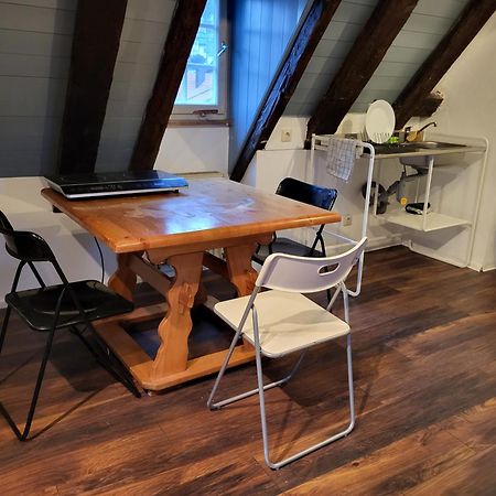 Fachwerk Maisonette In Nuertingen Eksteriør billede