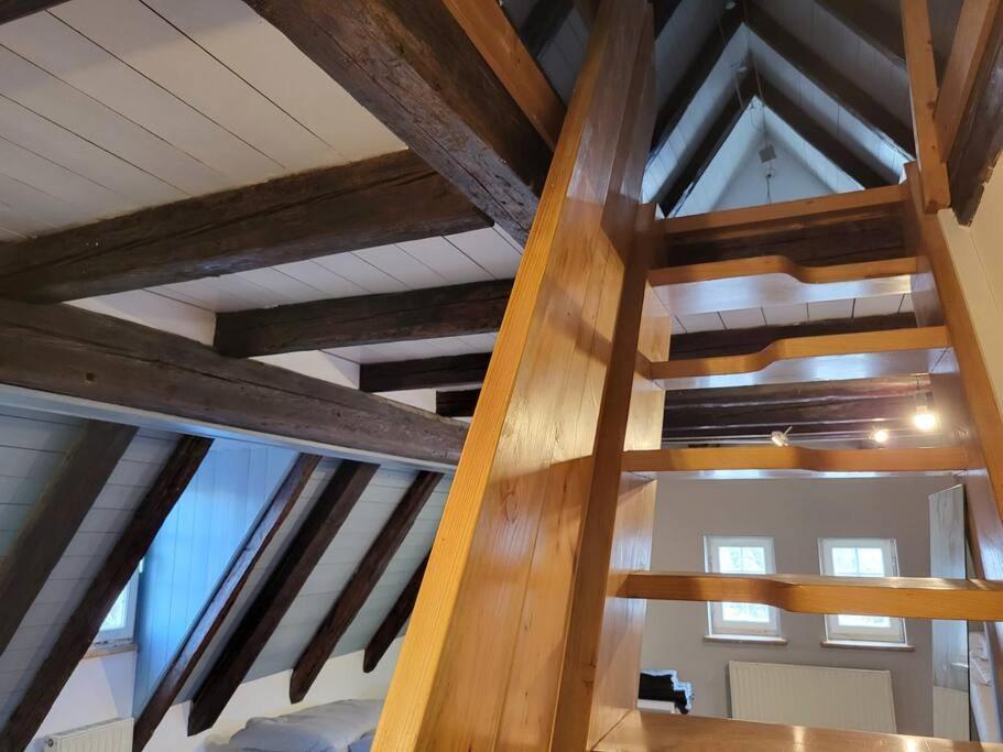 Fachwerk Maisonette In Nuertingen Eksteriør billede