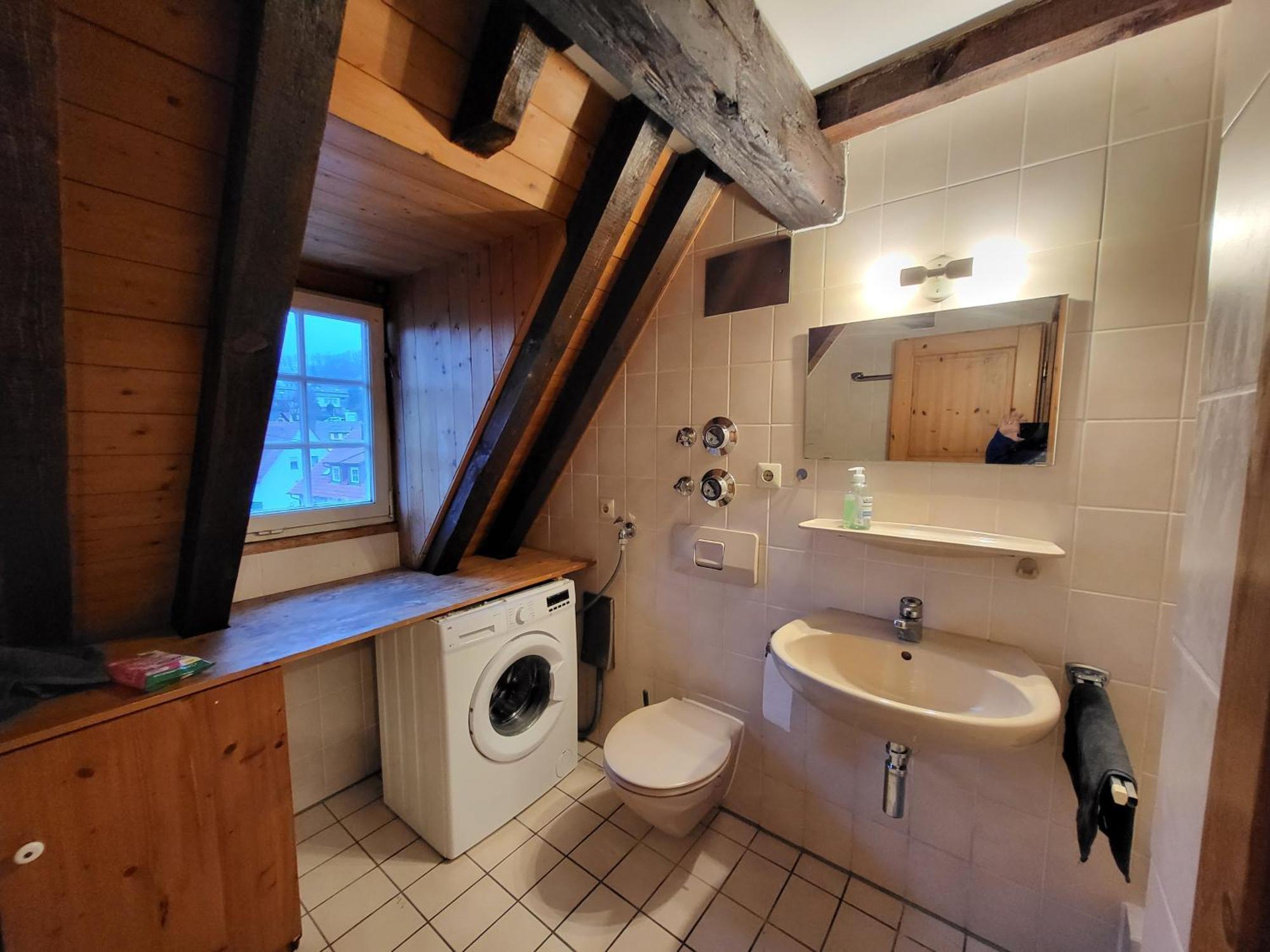 Fachwerk Maisonette In Nuertingen Eksteriør billede
