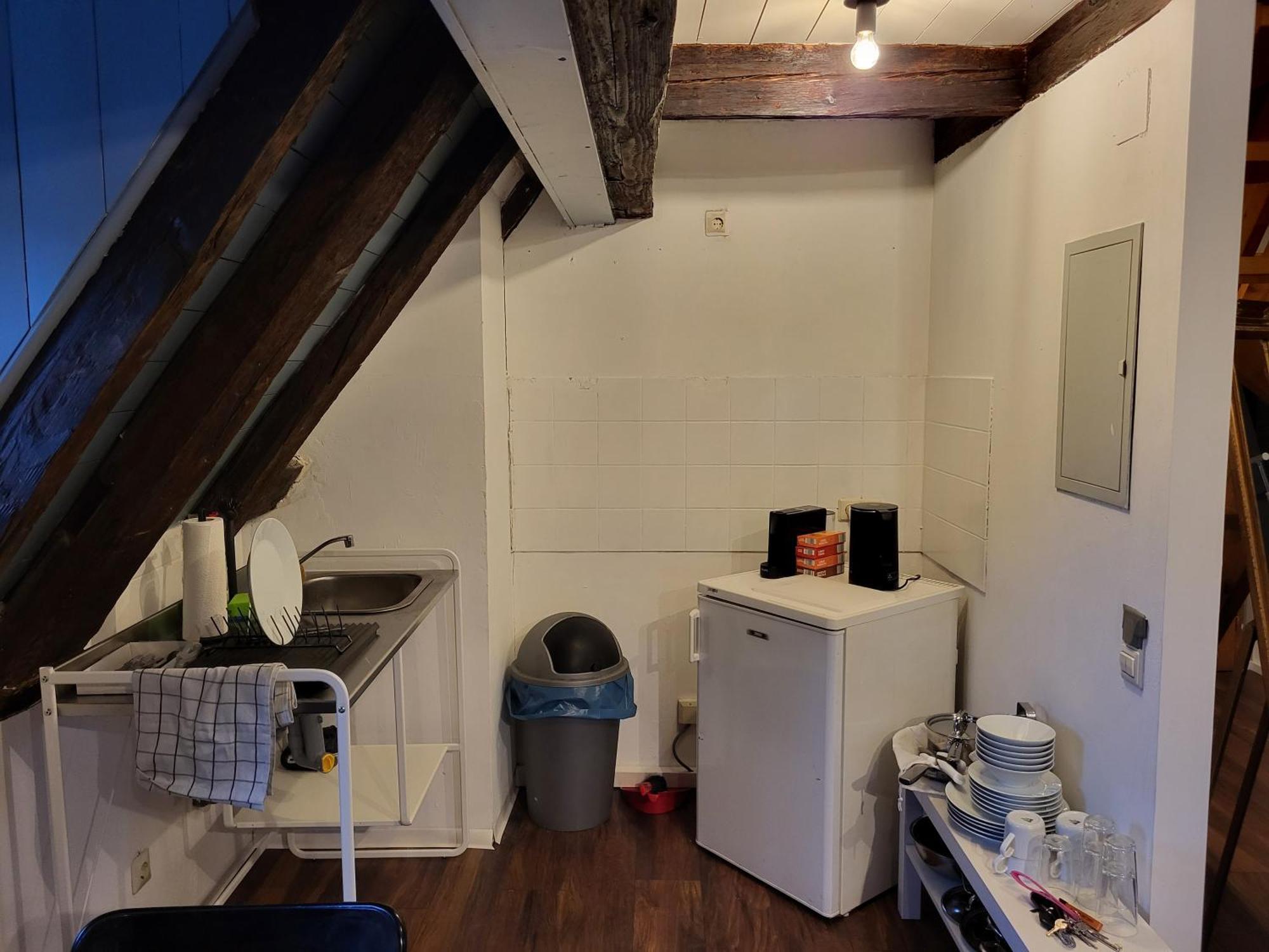 Fachwerk Maisonette In Nuertingen Eksteriør billede